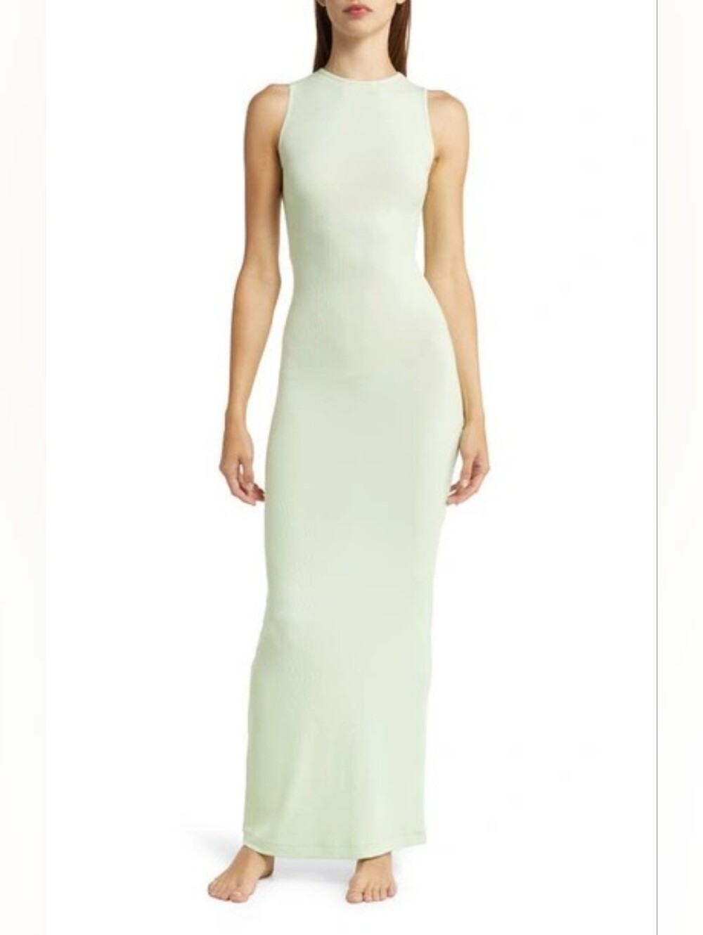 NWT SKIMS Honeydew Soft Lounge Sleeveless Dress Small Rare Sold Out